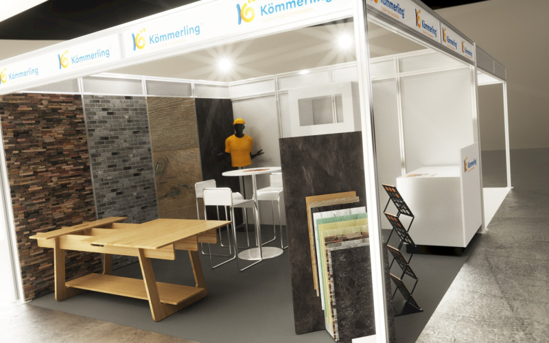 Kömmerling Messestand | 3D Visual Image